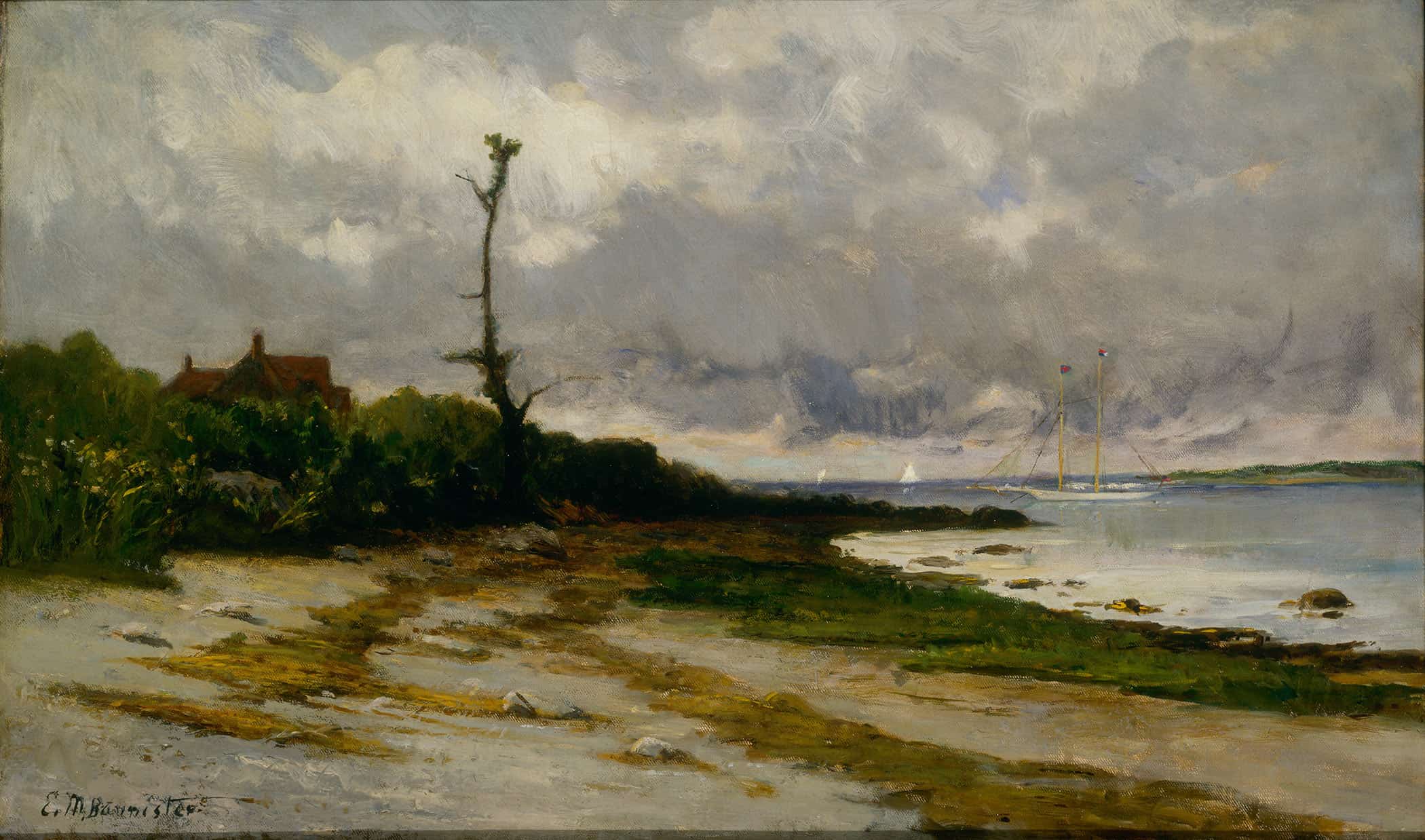 Landscape Near Newportr I by Edward Mitchell Bannister
