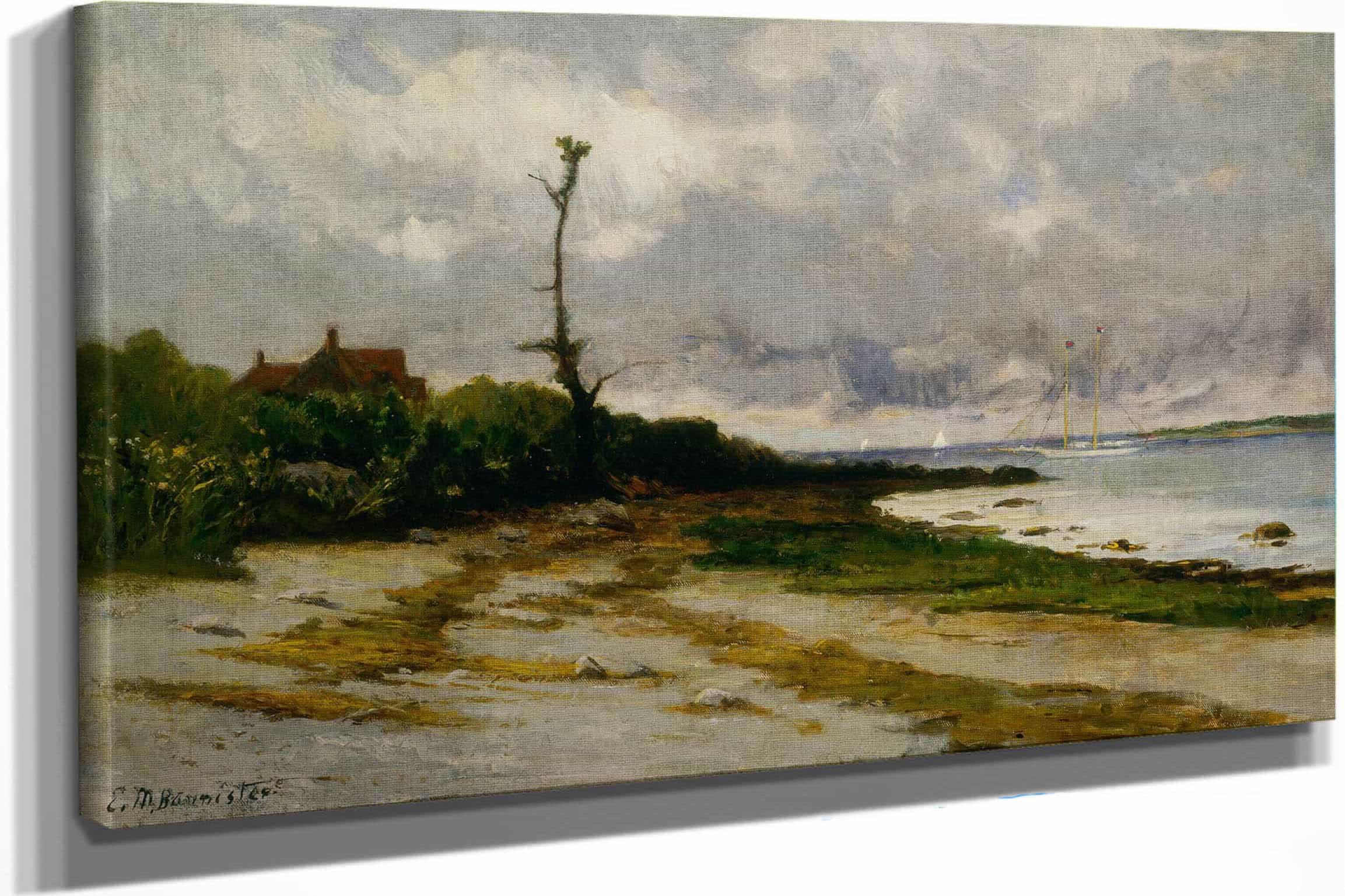 Landscape Near Newportr I by Edward Mitchell Bannister