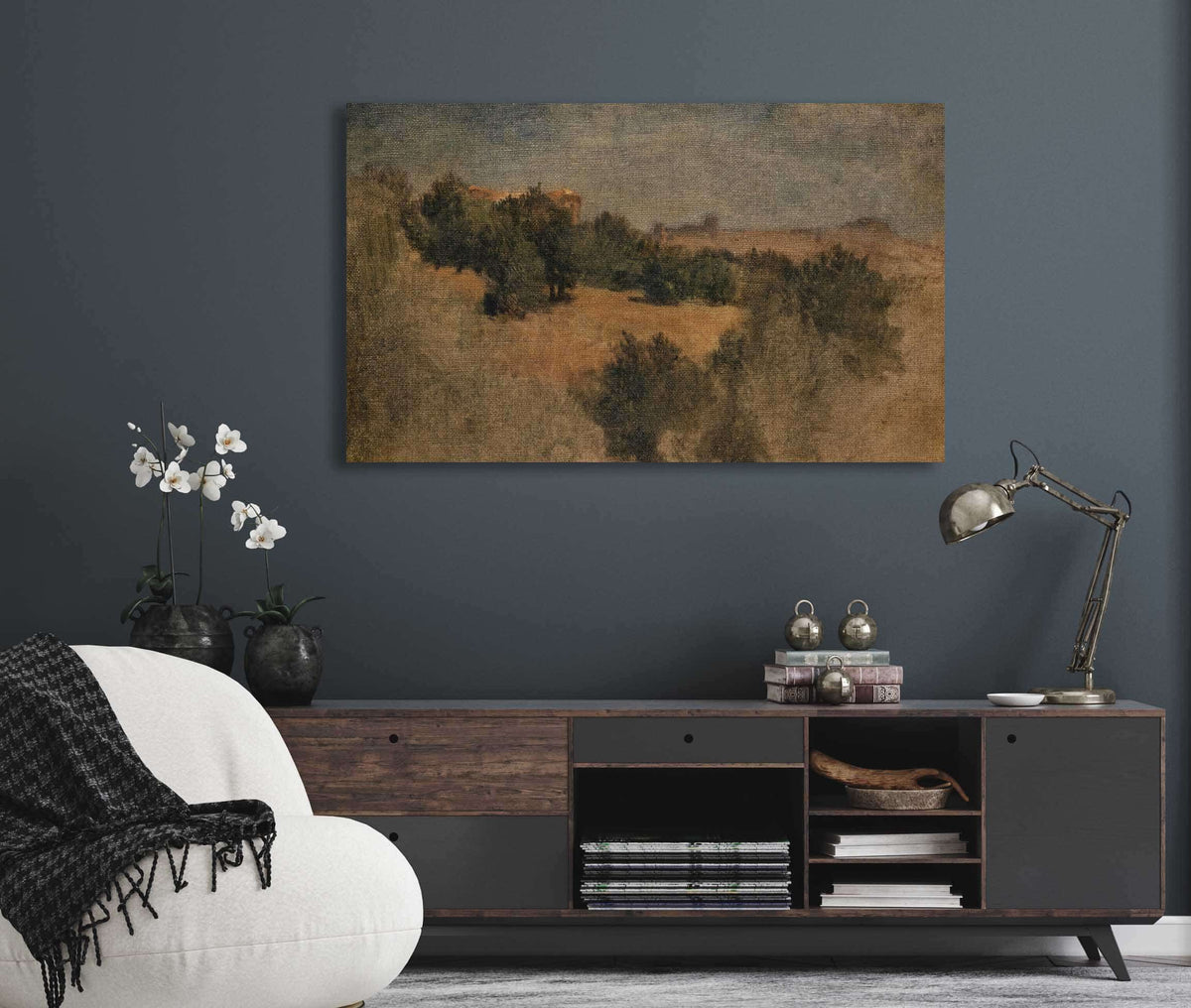 Landscape Near Palestrina by Arnold Bocklin