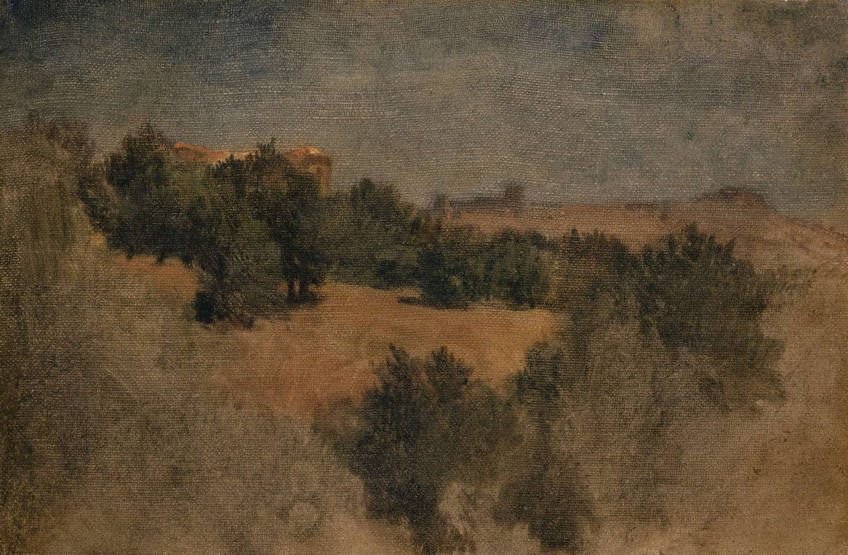 Landscape Near Palestrina by Arnold Bocklin