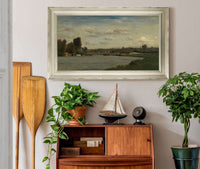 Landscape On A River by Charles Francois Daubigny