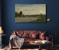 Landscape On A River by Charles Francois Daubigny