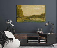 Landscape On The Oise by Charles Francois Daubigny
