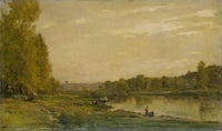 Landscape On The Oise by Charles Francois Daubigny