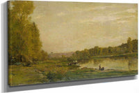 Landscape On The Oise by Charles Francois Daubigny