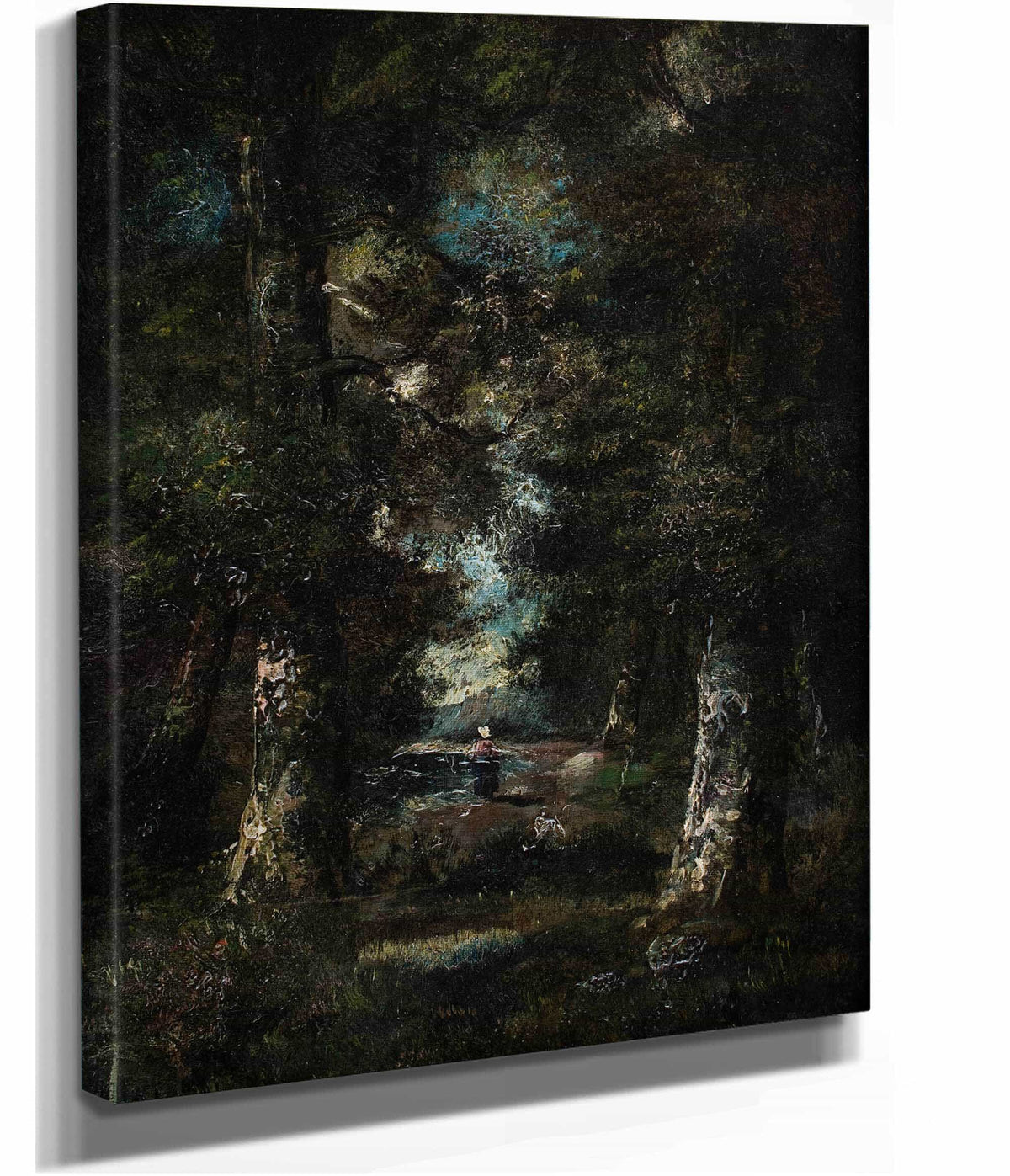 Landscape Path In The Woods by Narcisse Virgile Diaz De La Pena