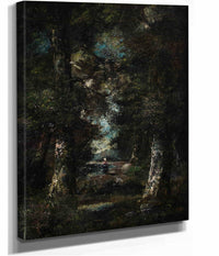 Landscape Path In The Woods by Narcisse Virgile Diaz De La Pena