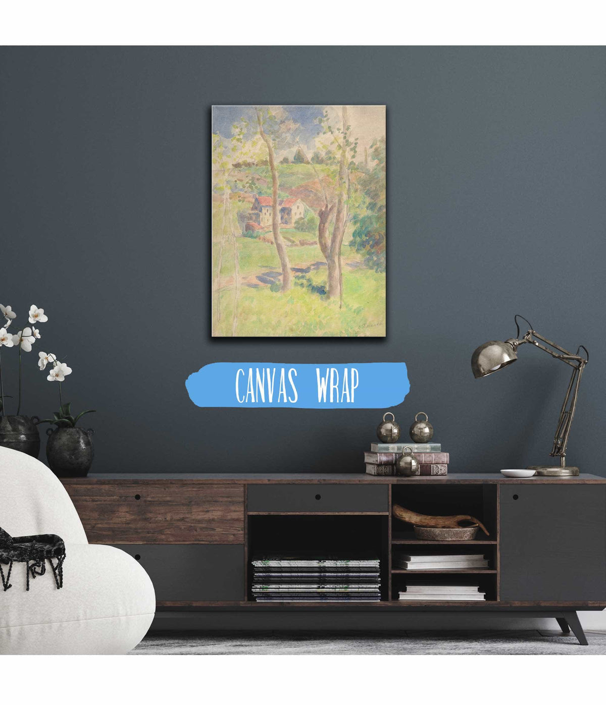 Landscape Second Half Th Century by Camille Pissarro