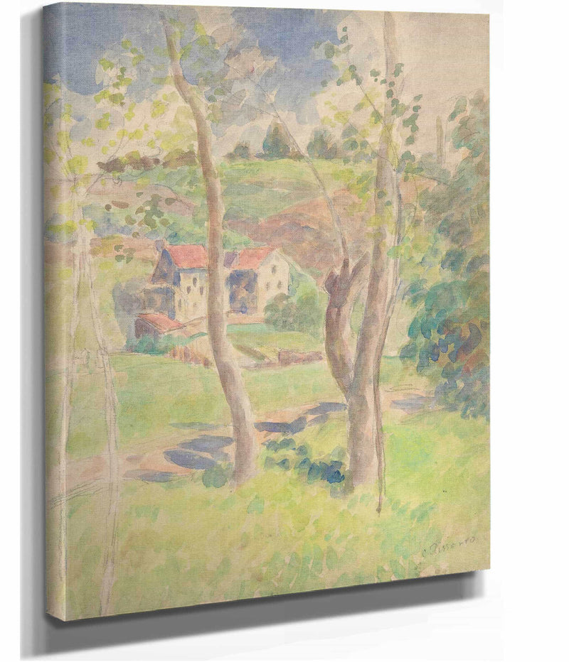 Landscape Second Half Th Century by Camille Pissarro