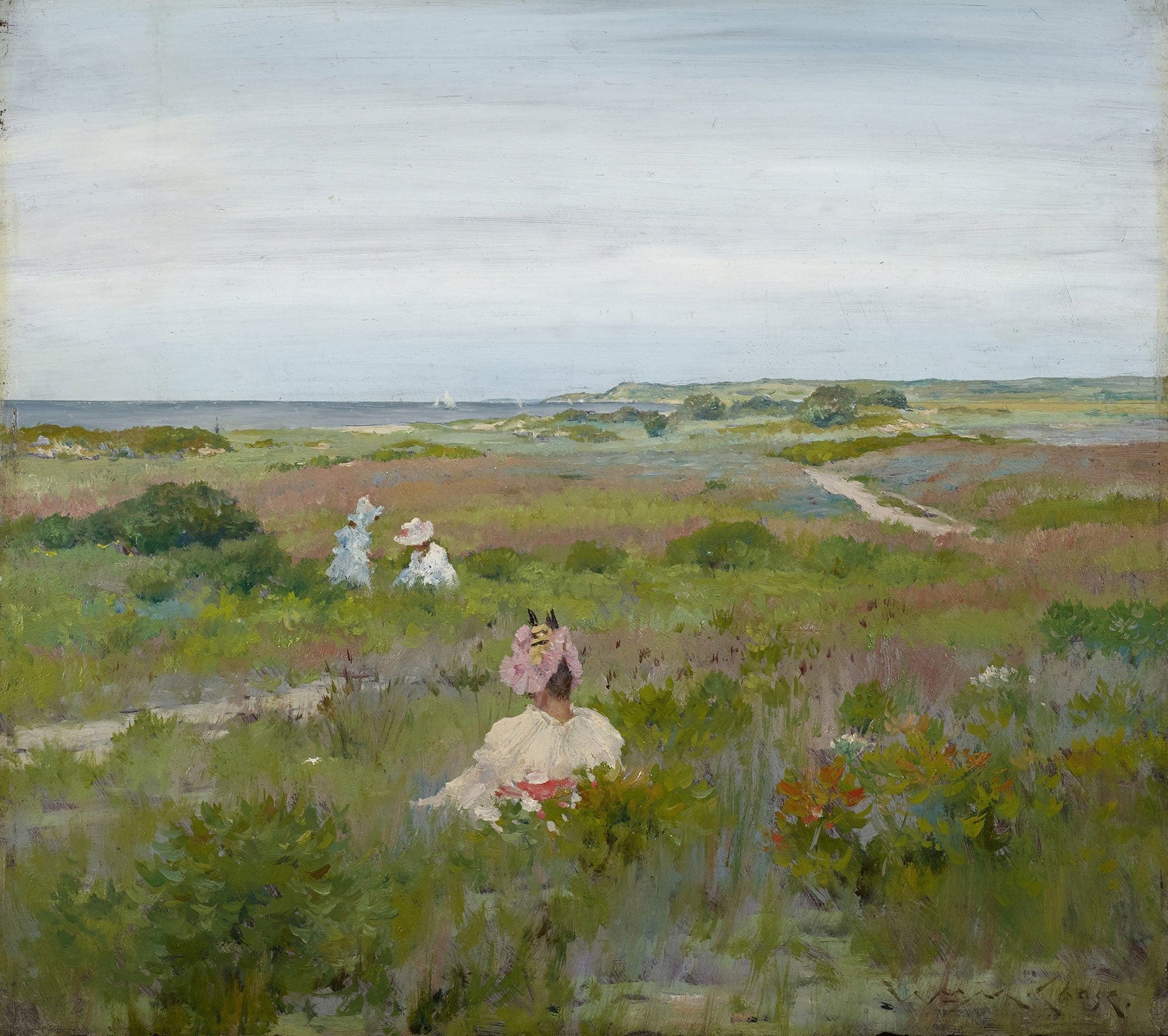 Landscape Shinnecock Long Island by William Merritt Chase