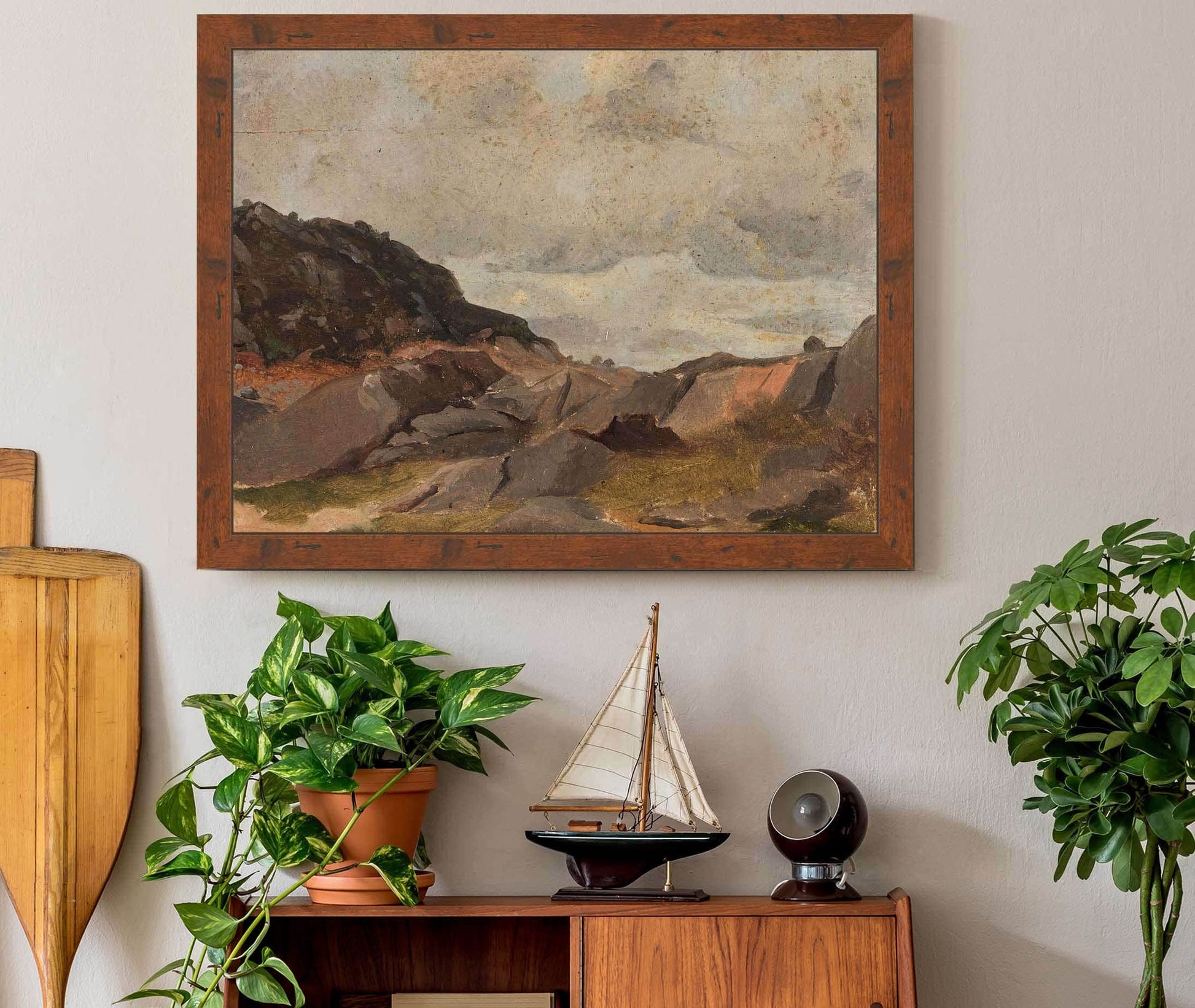 Landscape Study by Adolph Tidemand