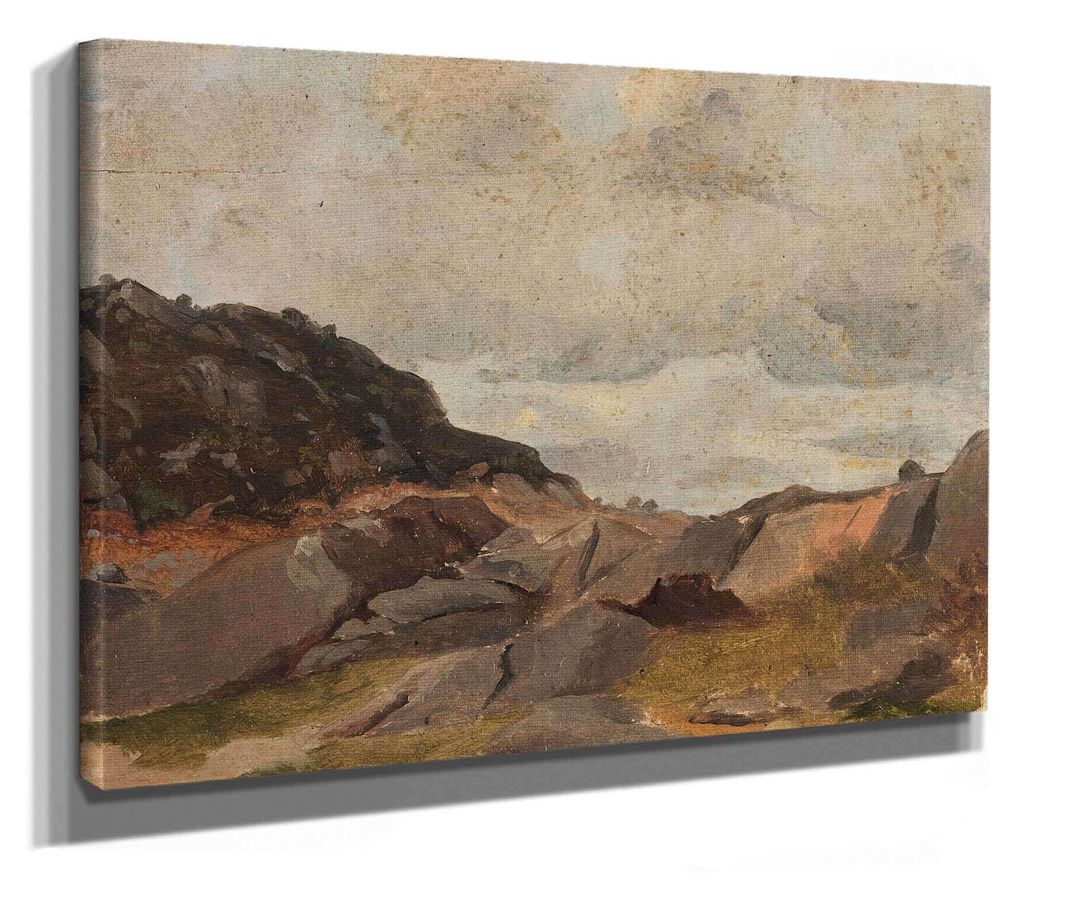 Landscape Study by Adolph Tidemand