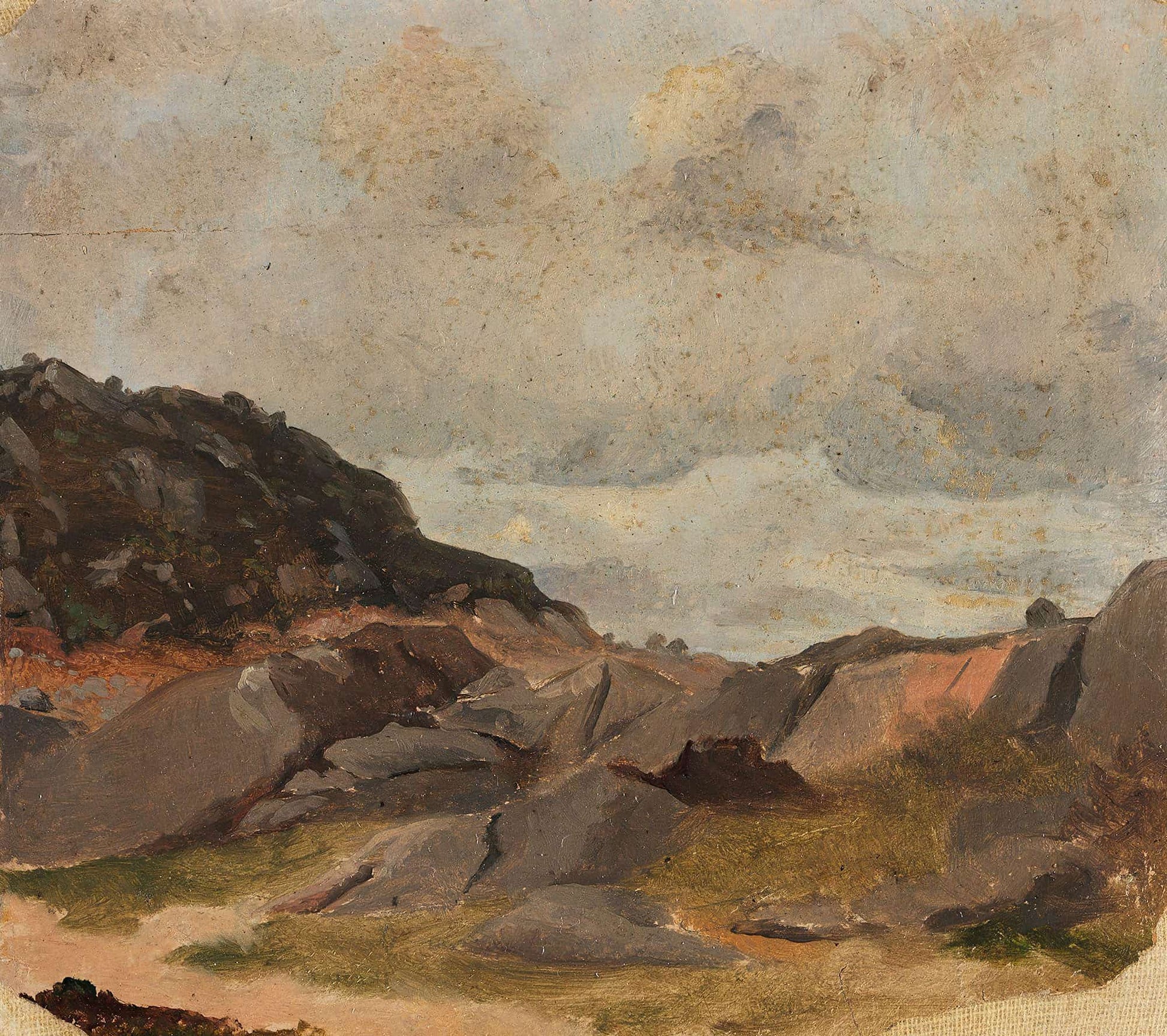 Landscape Study by Adolph Tidemand