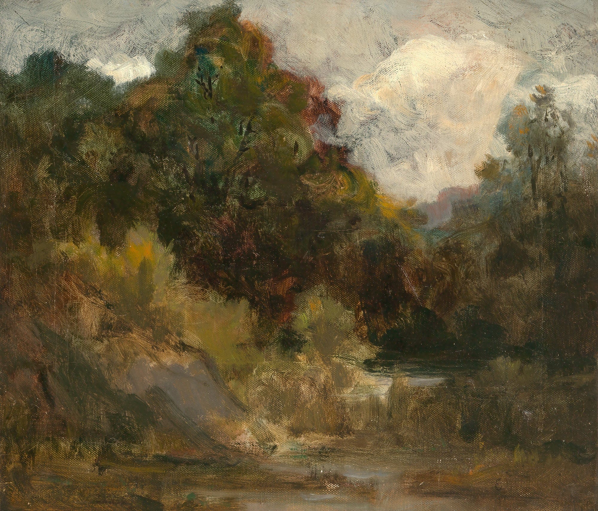 Landscape Trees by Edward Mitchell Bannister