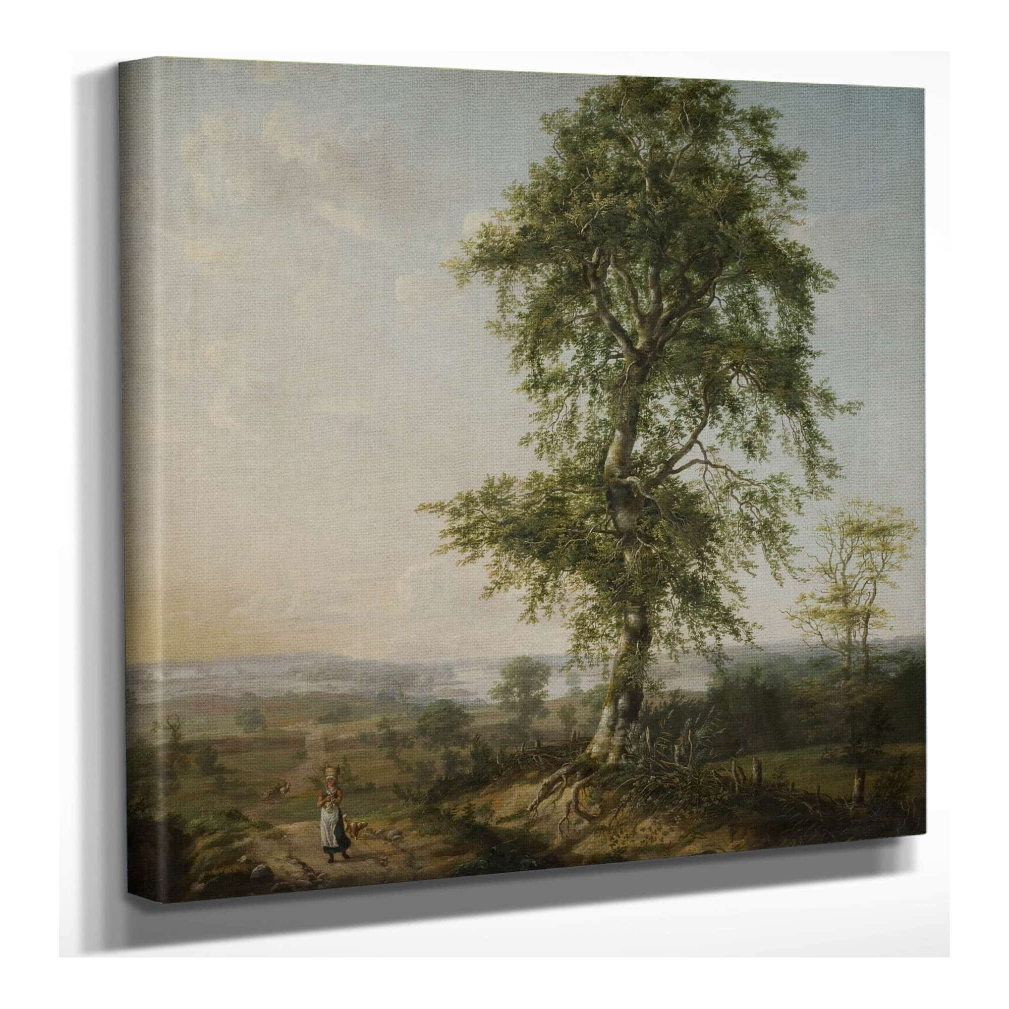 Landscape With A Big Tree by Johan Christian Dahl
