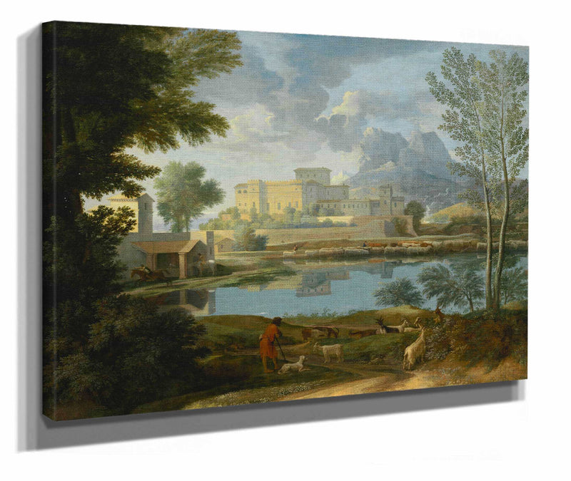 Landscape With A Calm by Nicolas Poussin