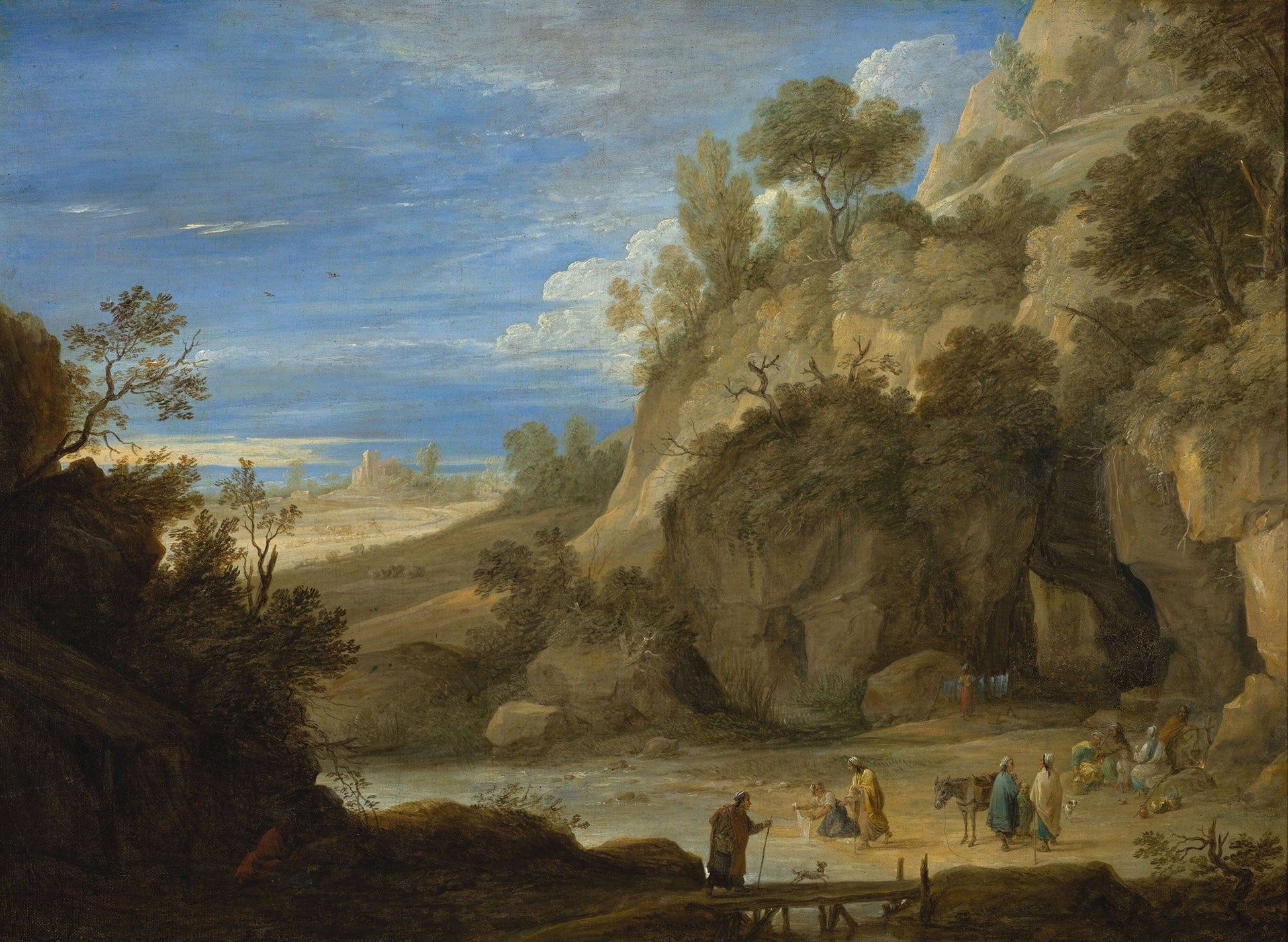 Landscape With A Gipsy Camp by David Teniers The Younger