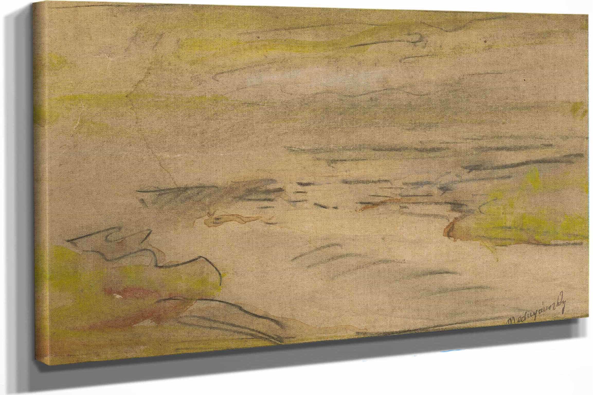 Landscape With A Lake   by Ladislav Mednyanszky