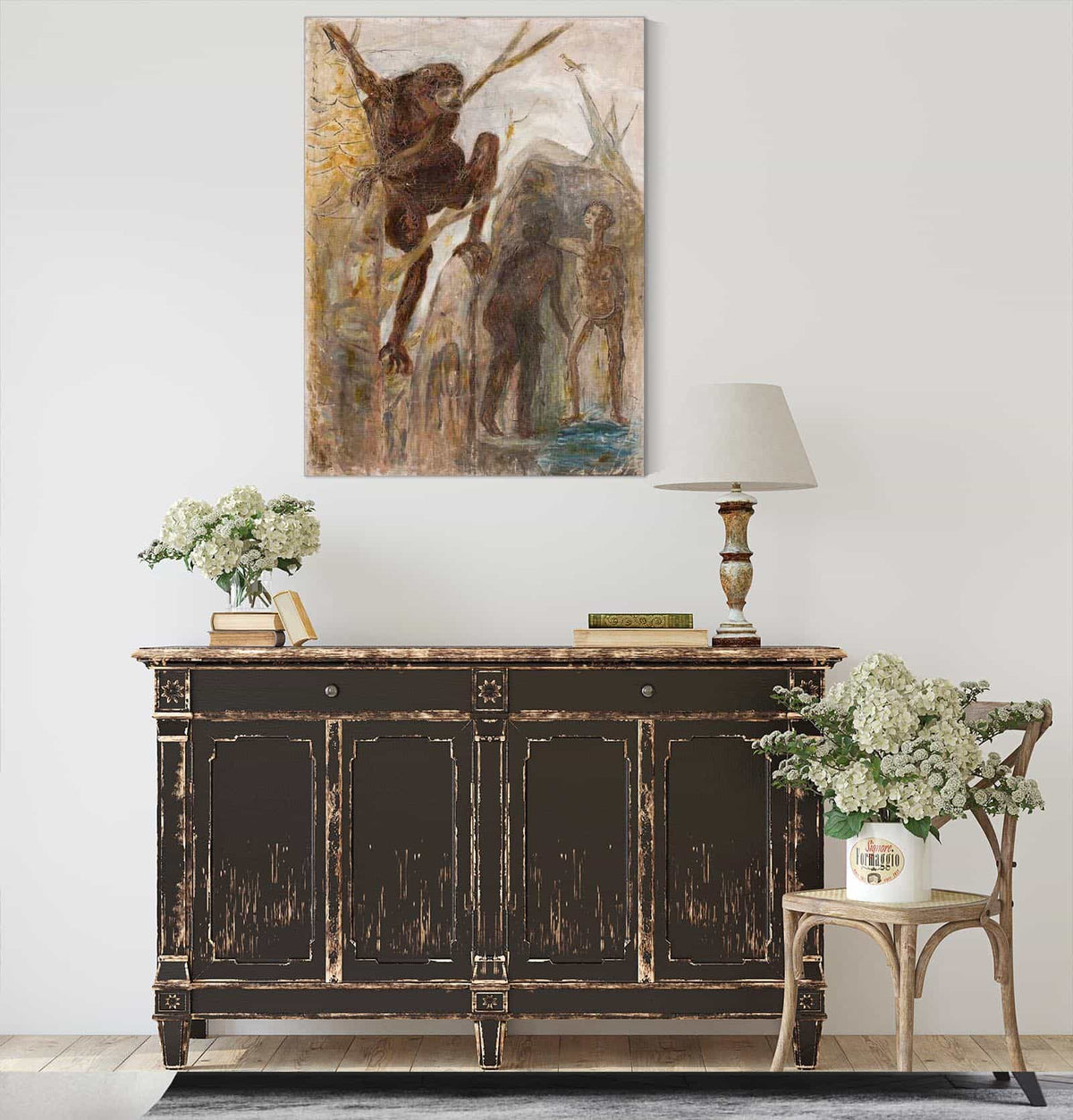 Landscape With A Monkey by Tadeusz Makowski