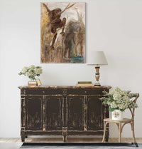 Landscape With A Monkey by Tadeusz Makowski