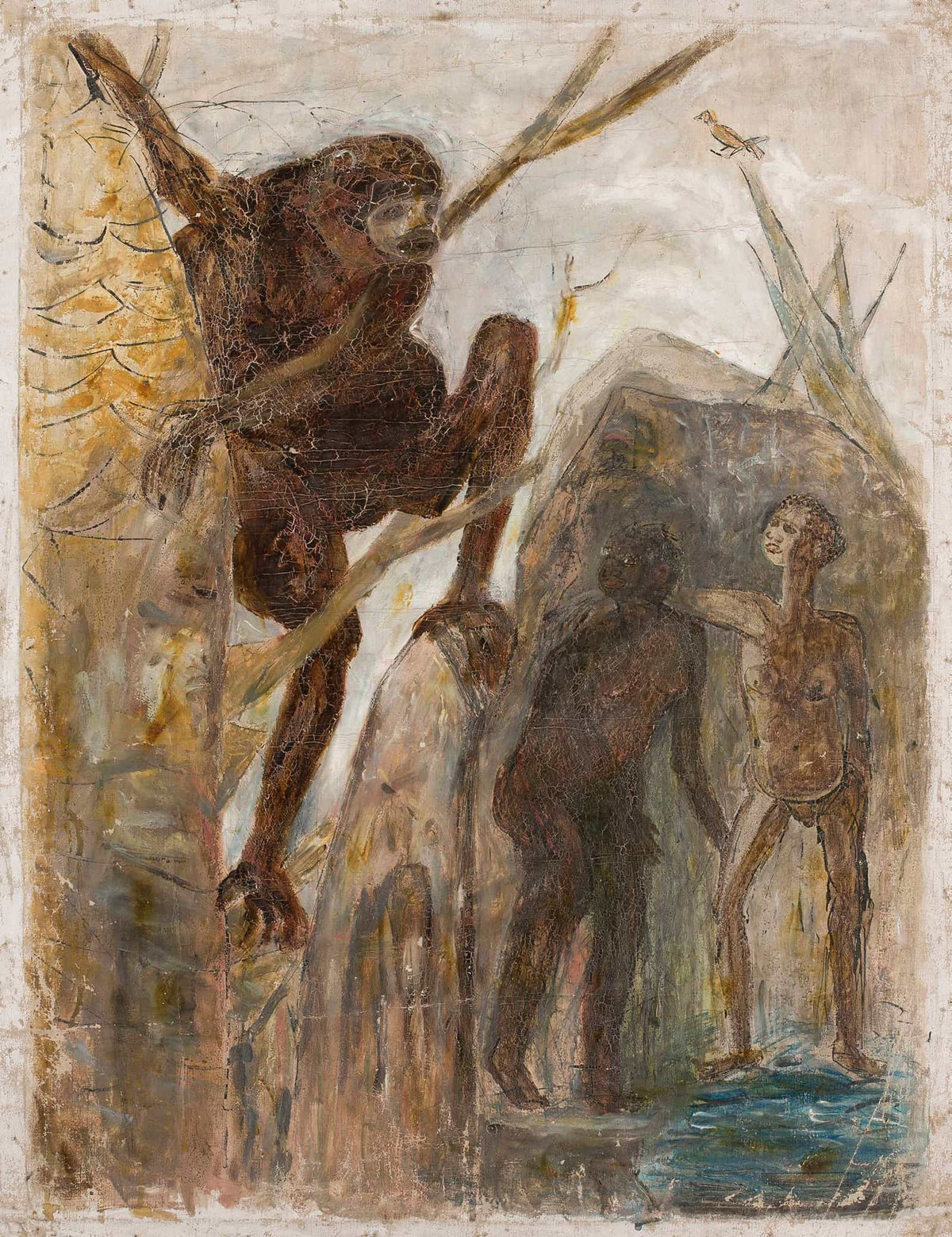 Landscape With A Monkey by Tadeusz Makowski