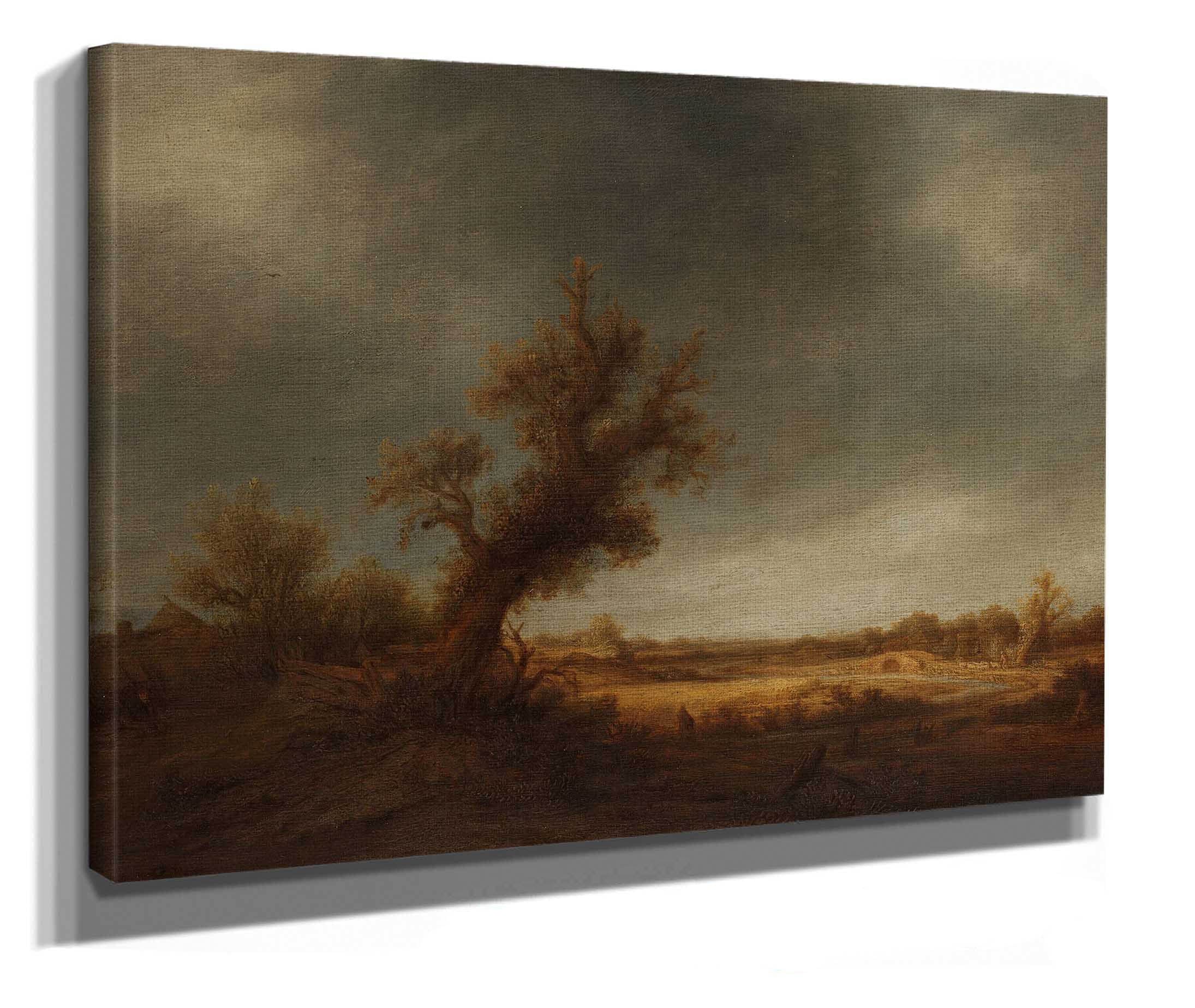 Landscape With An Old Oak C by Adriaen Van Ostade