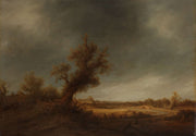 Landscape With An Old Oak C by Adriaen Van Ostade