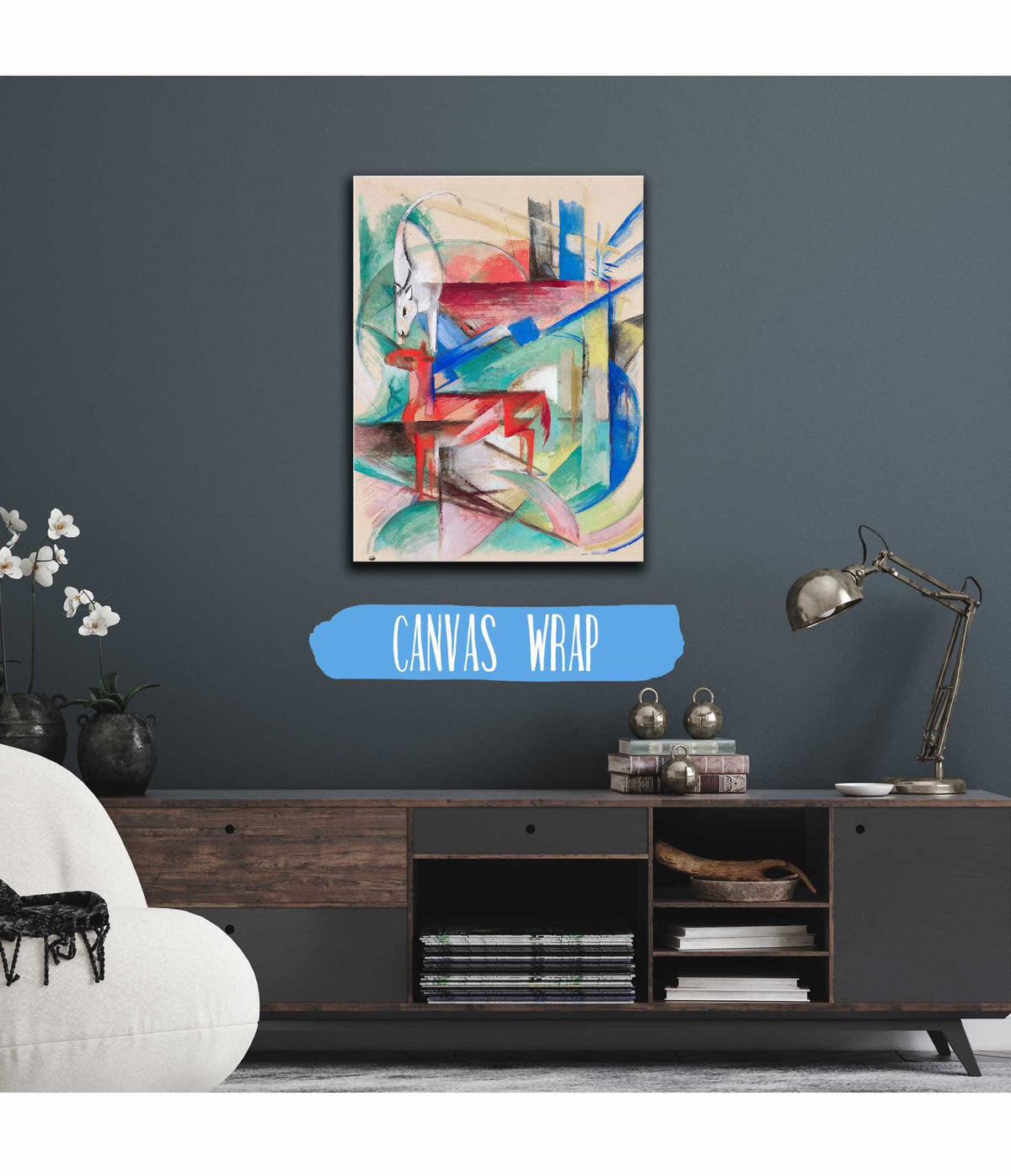 Landscape With Animals by Franz Marc