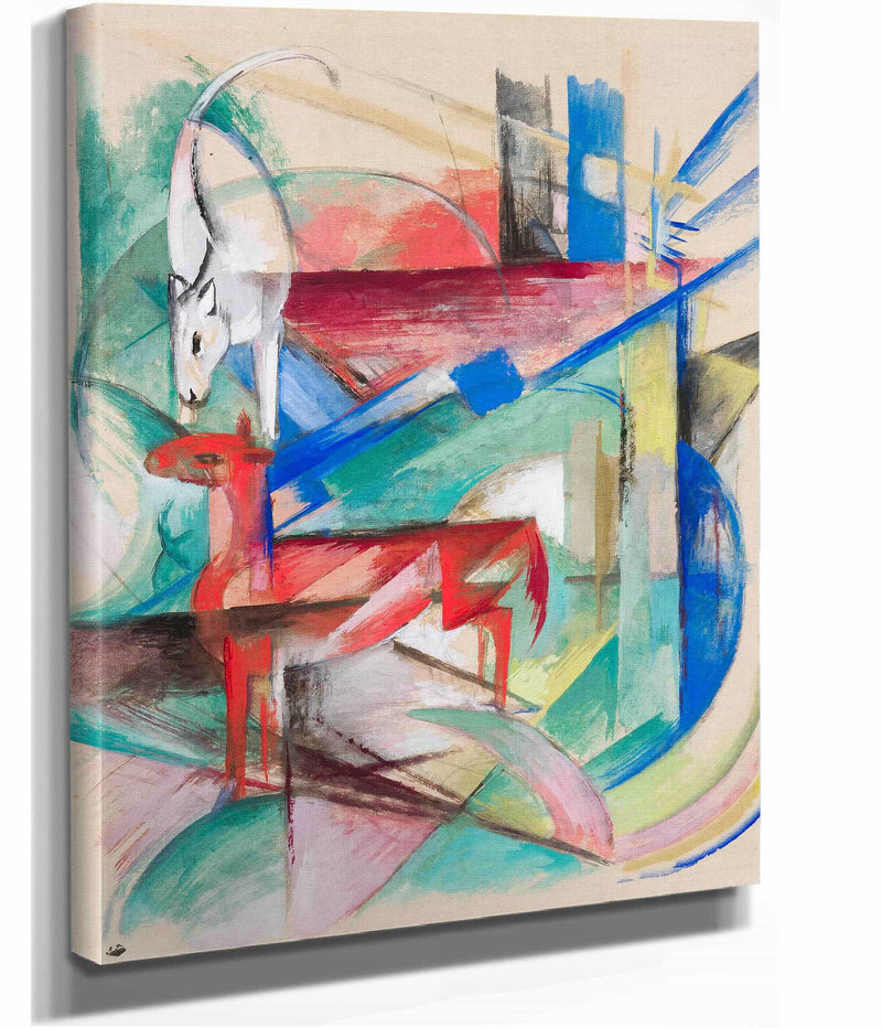 Landscape With Animals by Franz Marc