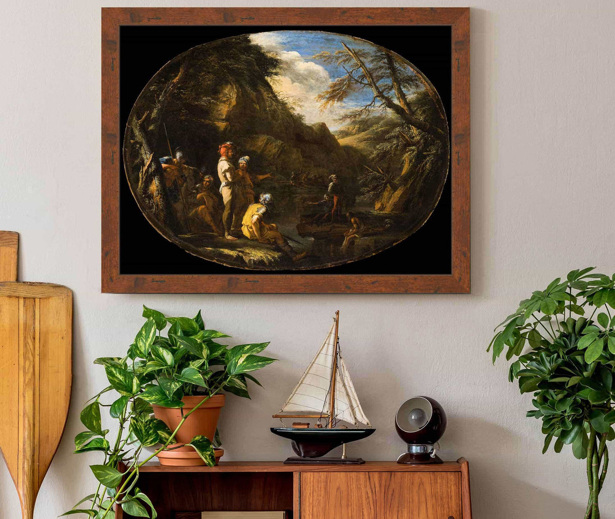 Landscape With Armed Men by Salvator Rosa