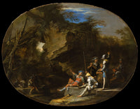 Landscape With Armed Men by Salvator Rosa
