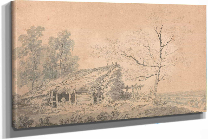 Landscape With Barn by Joseph Mallord William Turner