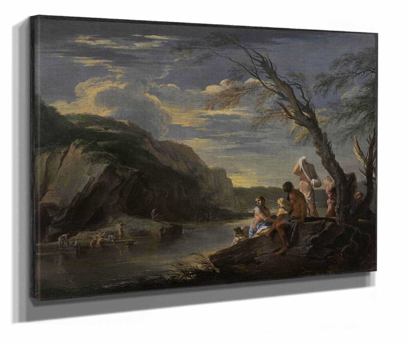 Landscape With Bathers by Salvator Rosa
