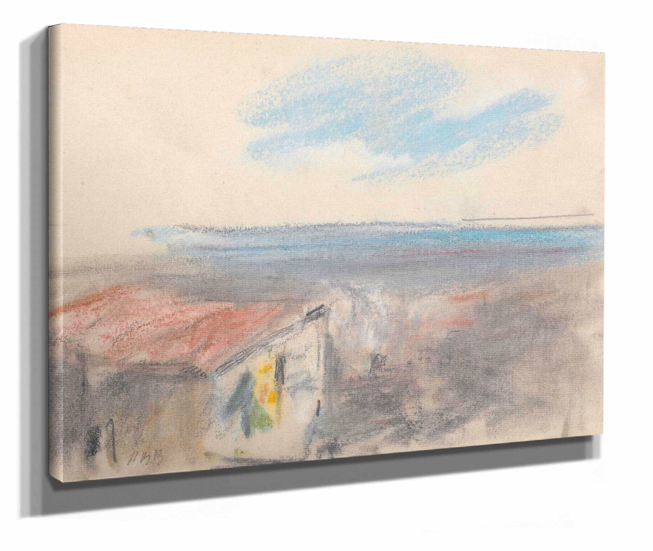 Landscape With Blue Cloud by Hercules Brabazon Brabazon