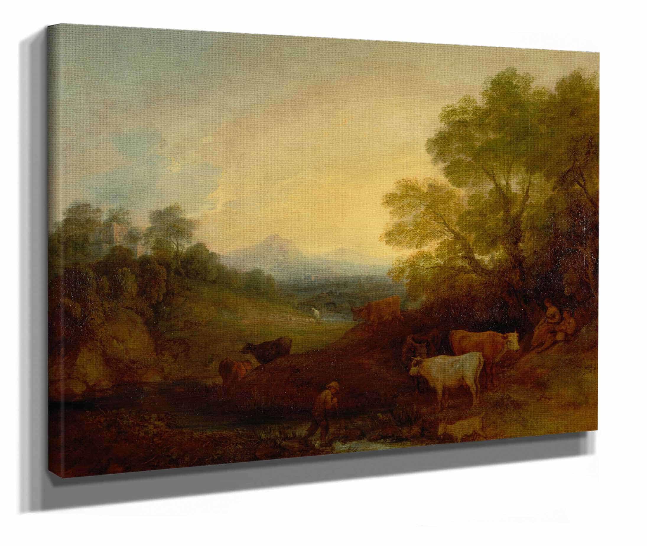 Landscape With Cattle by Thomas Gainsborough