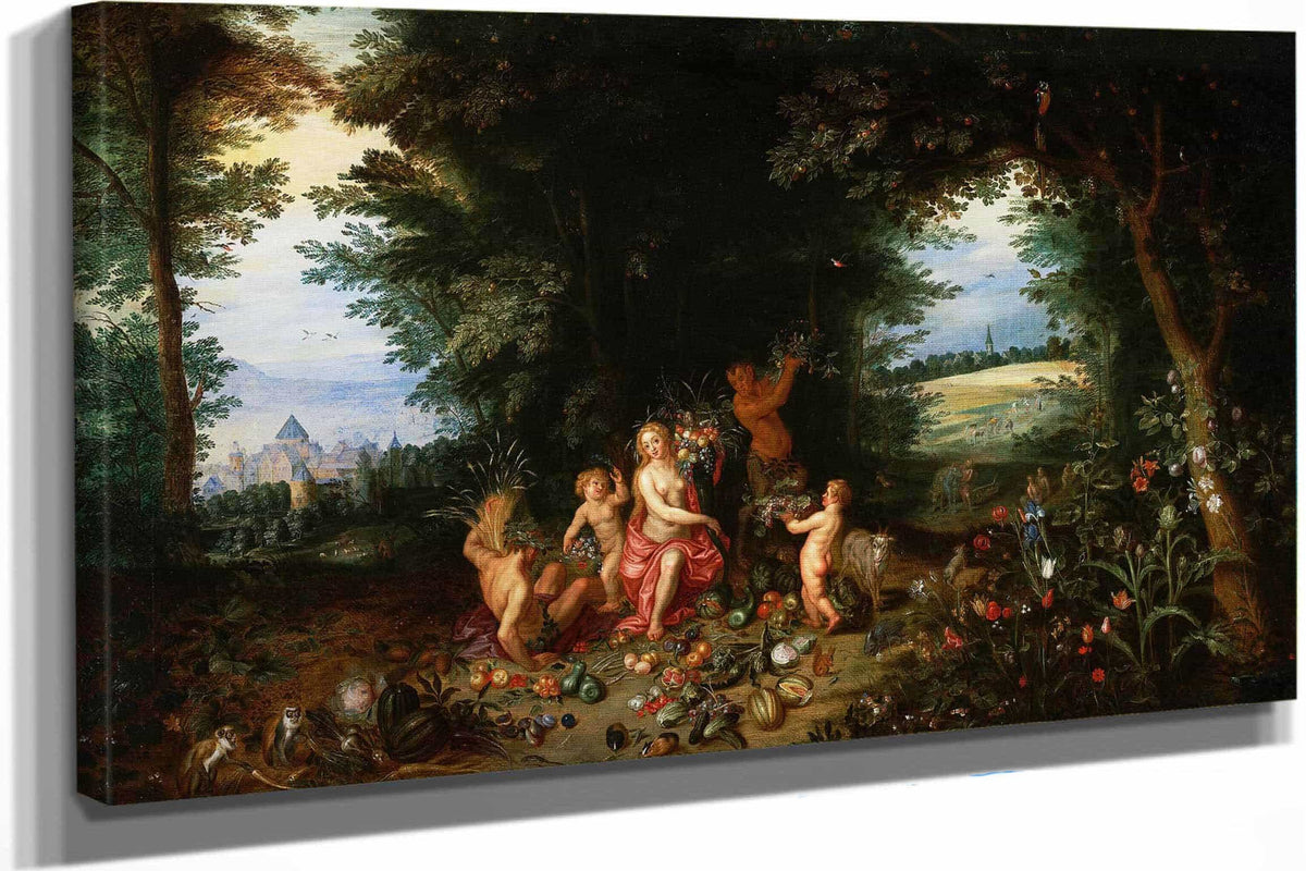 Landscape With Ceres Allegory Of Earth S by Jan Brueghel The Younger