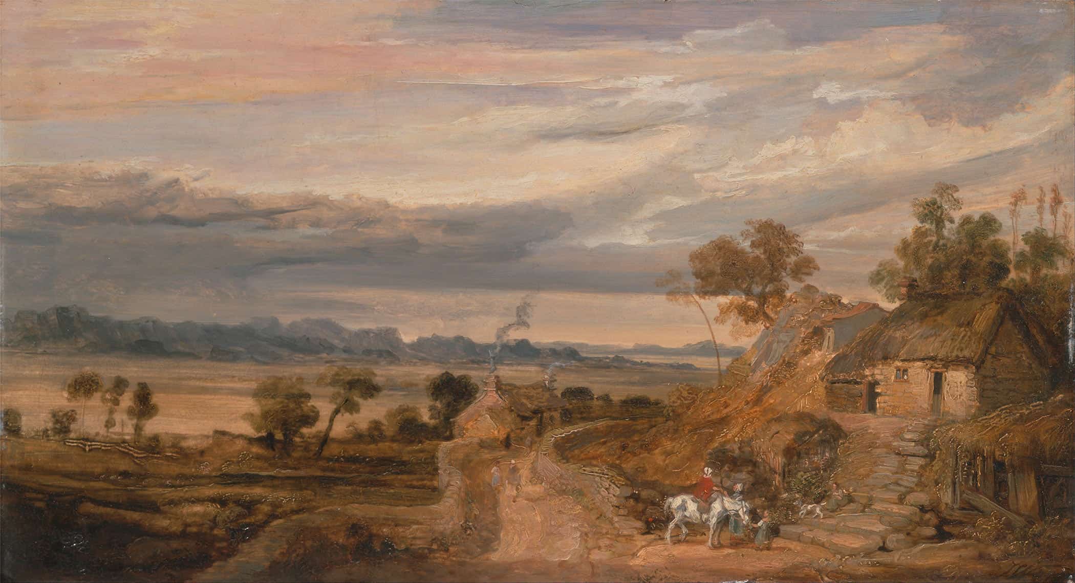 Landscape With Cottages by James Ward