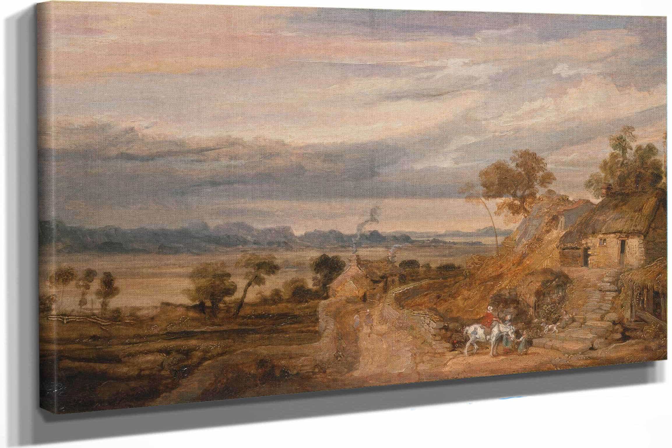 Landscape With Cottages by James Ward