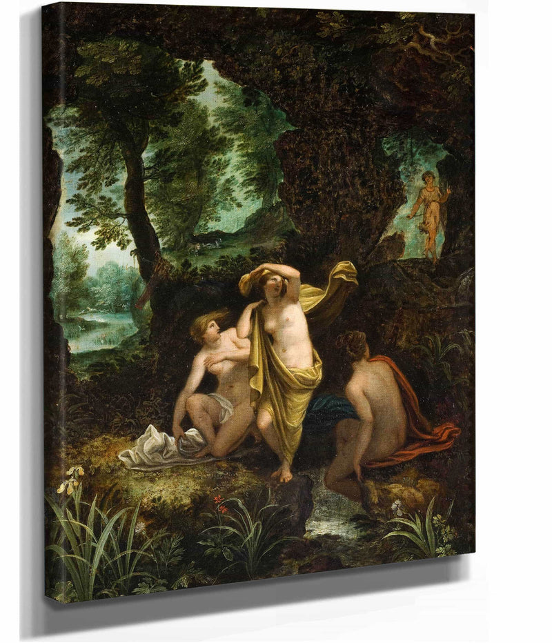 Landscape With Diana And Acteon by Jan Brueghel The Elder