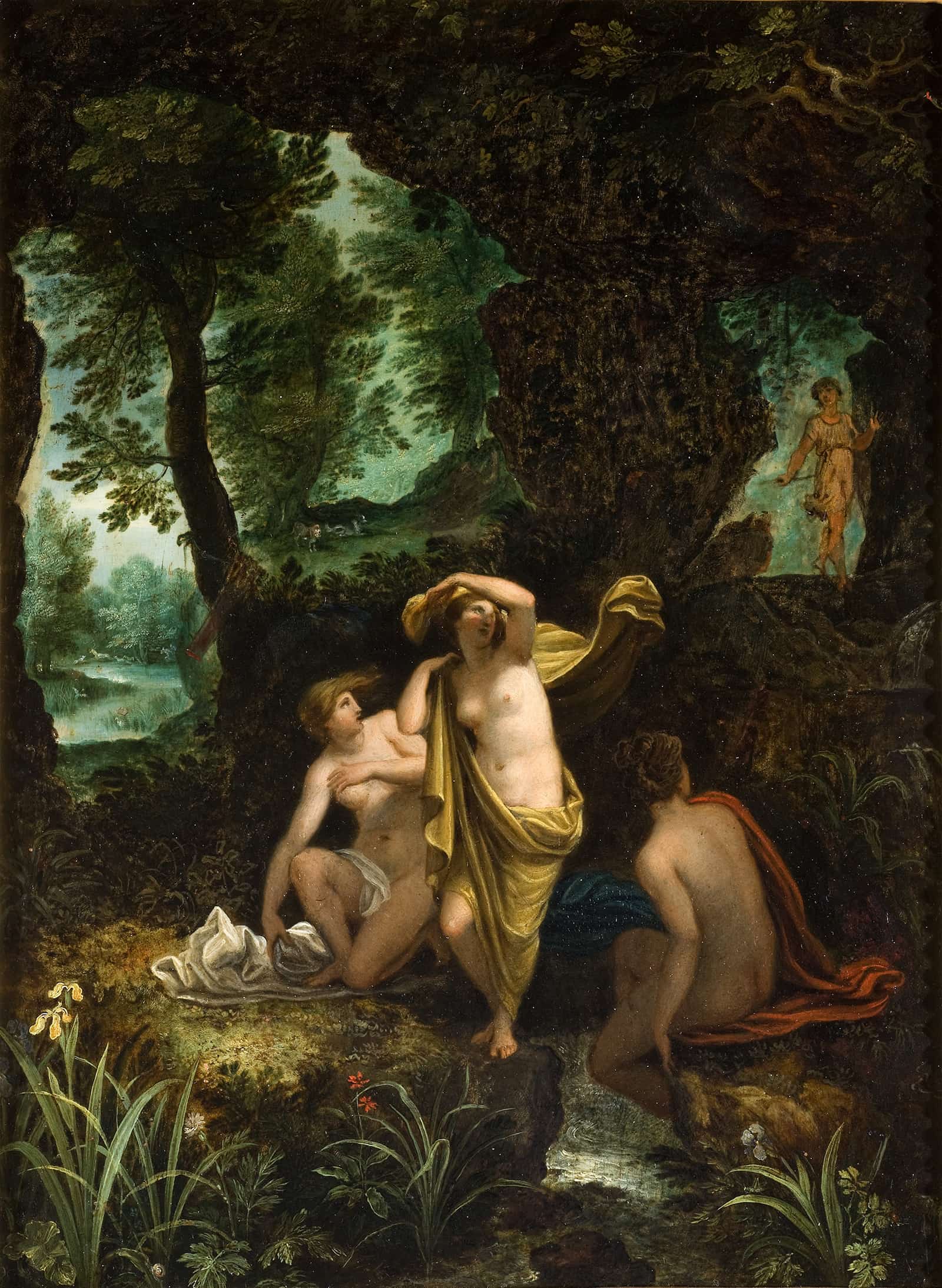 Landscape With Diana And Acteon by Jan Brueghel The Elder
