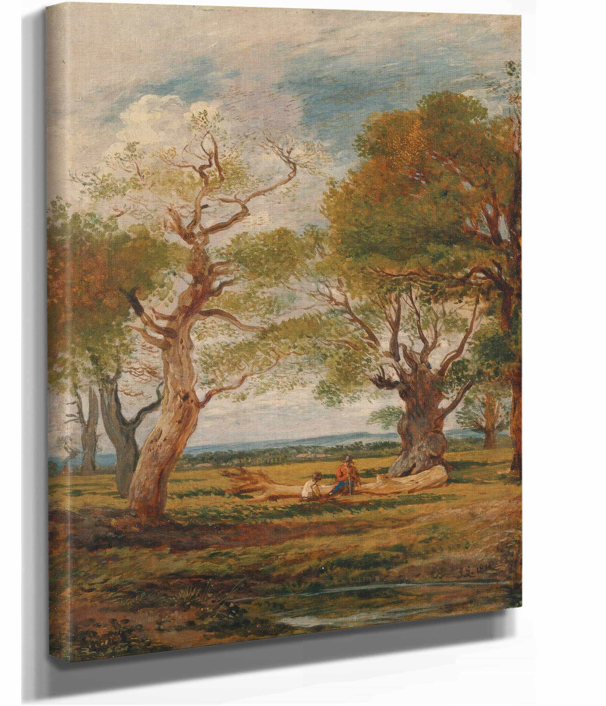 Landscape With Figures by John Linnell