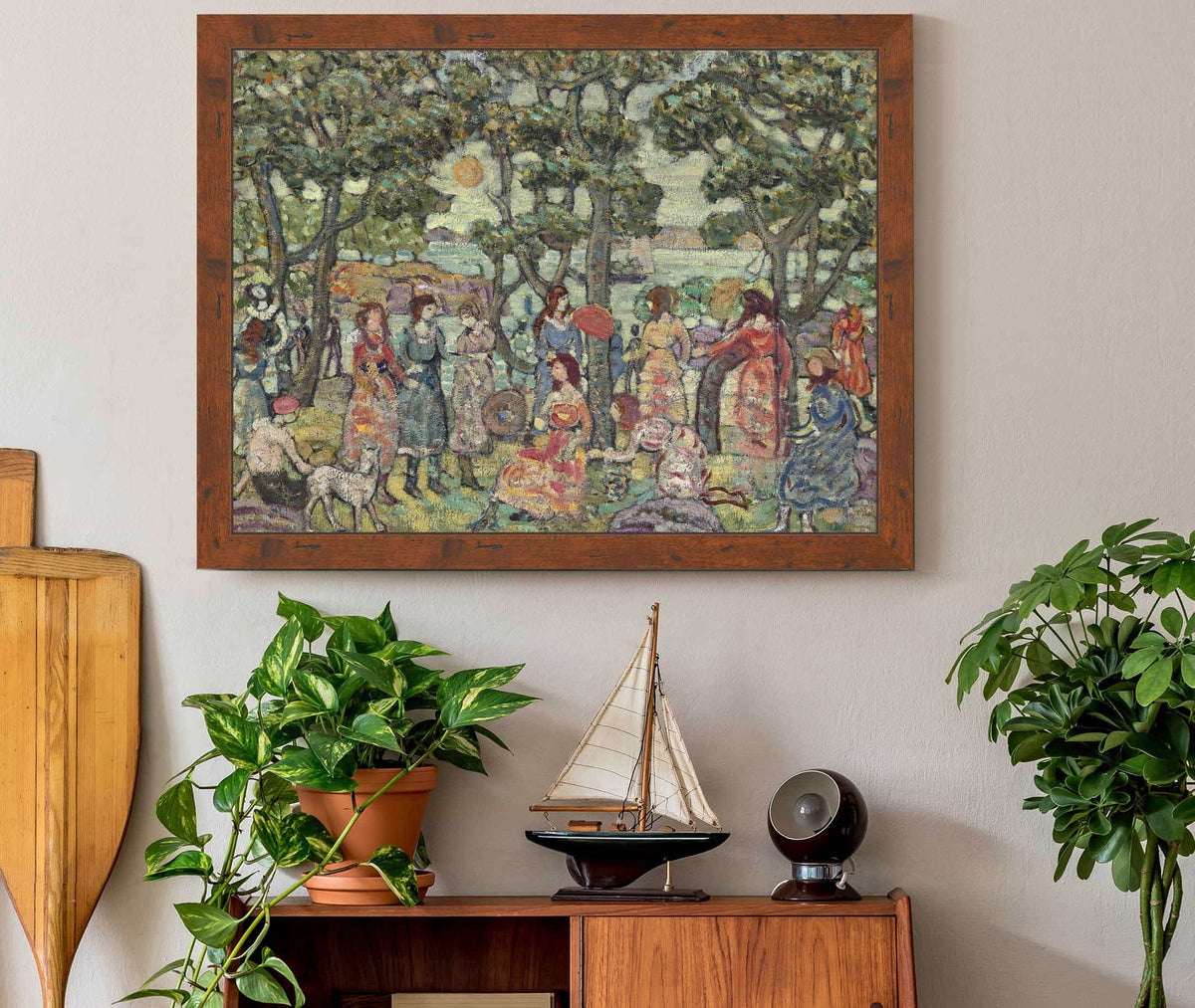 Landscape With Figures by Maurice Prendergast