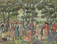 Landscape With Figures by Maurice Prendergast