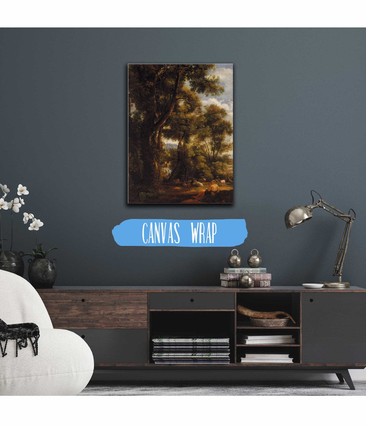 Landscape With Goatherd And Goats by John Constable