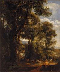 Landscape With Goatherd And Goats by John Constable