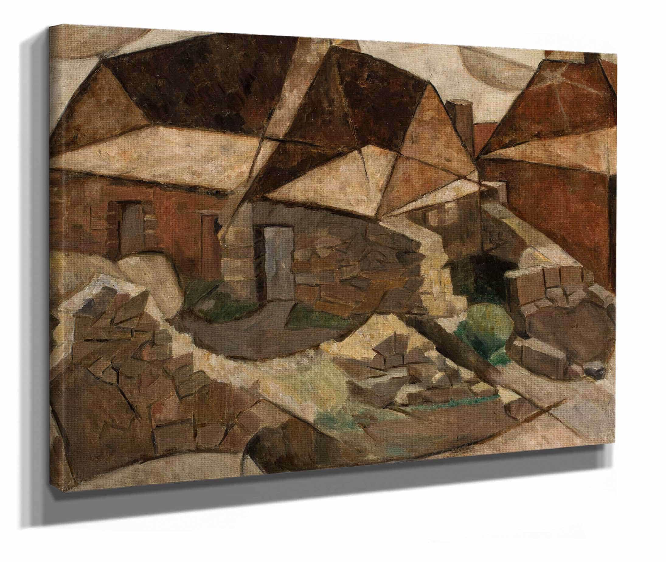 Landscape With Houses by Tadeusz Makowski