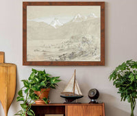 Landscape With Jungfrau by Thomas Cole