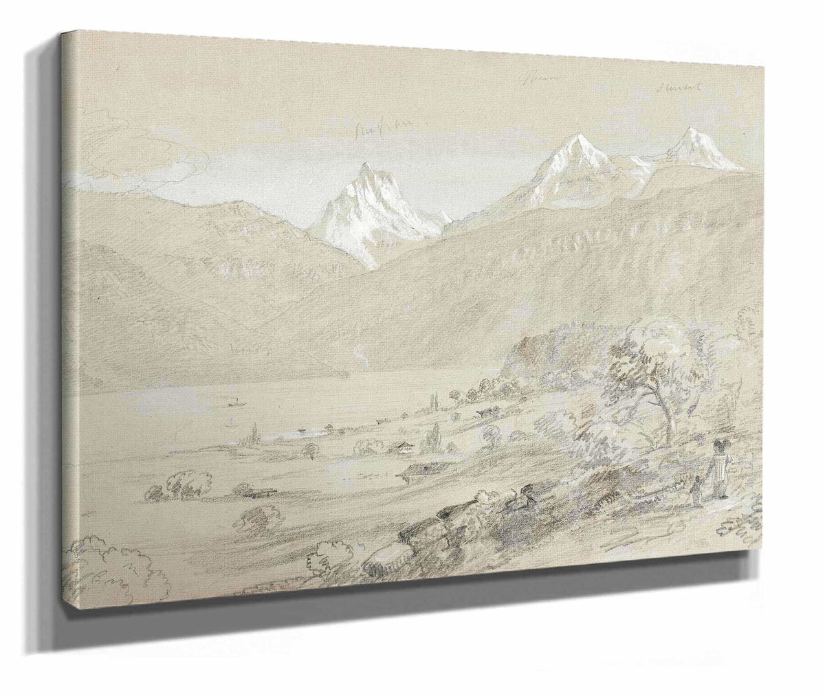 Landscape With Jungfrau by Thomas Cole