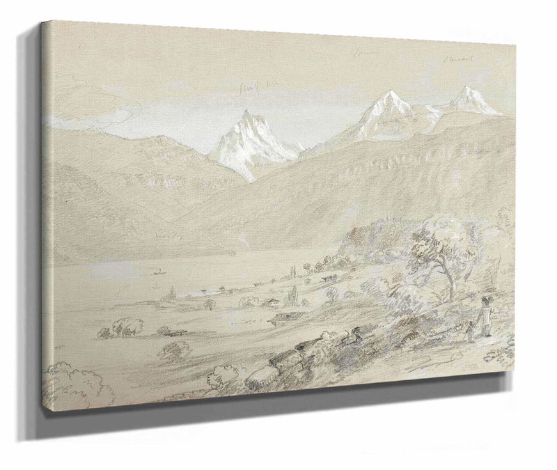 Landscape With Jungfrau by Thomas Cole