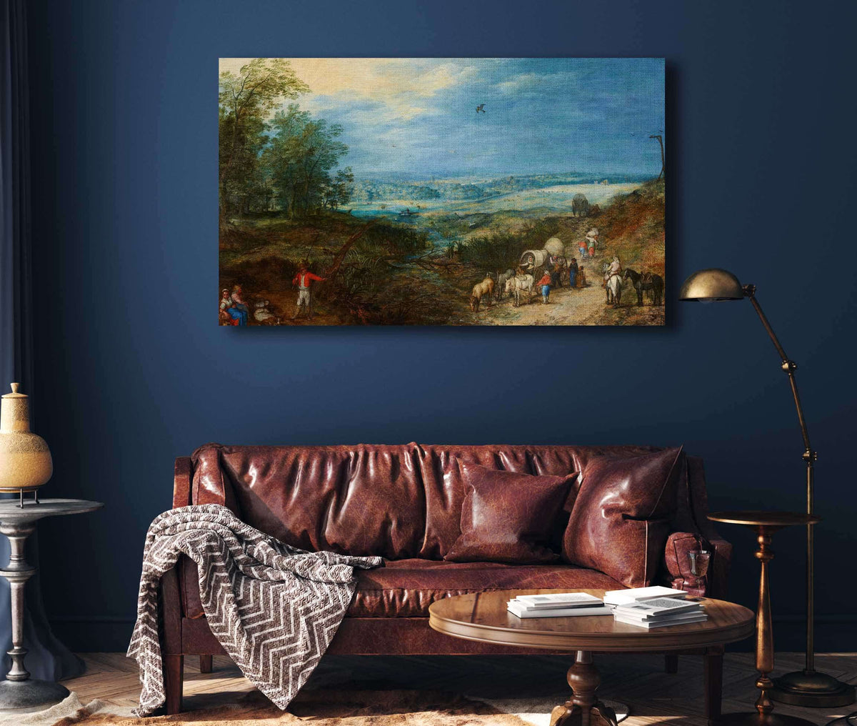 Landscape With Peasants by Jan Brueghel The Elder